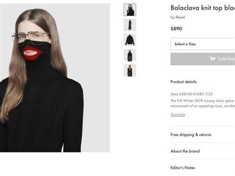 gucci blackface sweater price|Gucci is sorry it accidentally made an $890 blackface turtleneck.